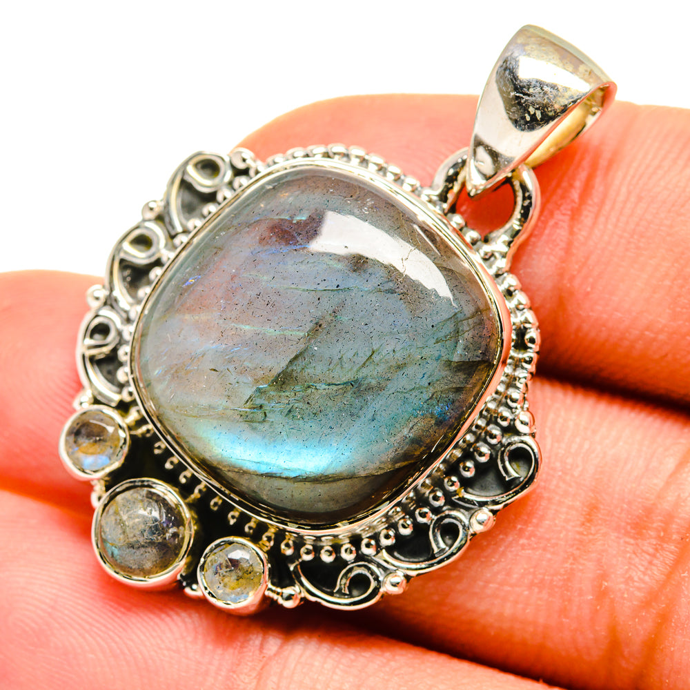 Labradorite Pendants handcrafted by Ana Silver Co - PD8080