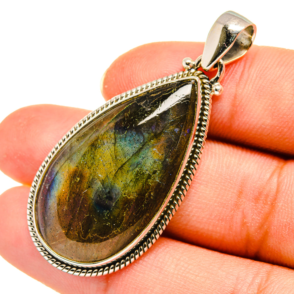 Labradorite Pendants handcrafted by Ana Silver Co - PD8090