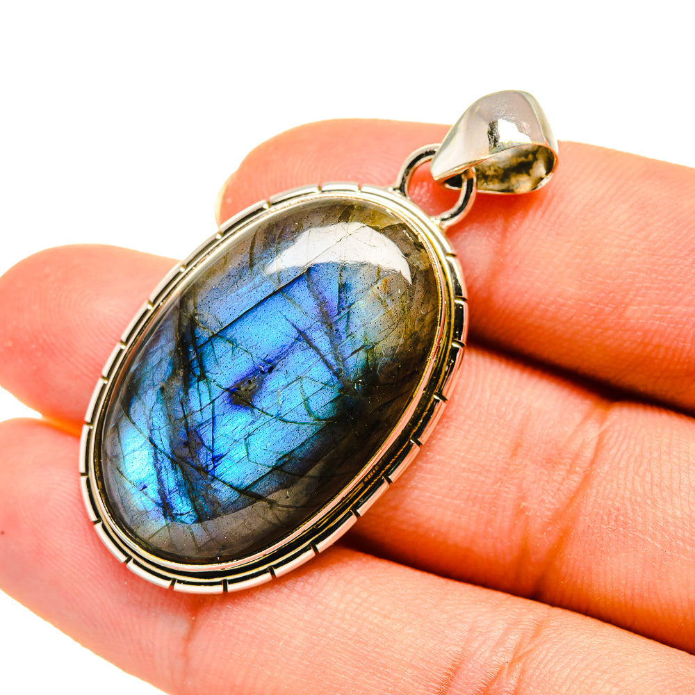 Labradorite Pendants handcrafted by Ana Silver Co - PD8093