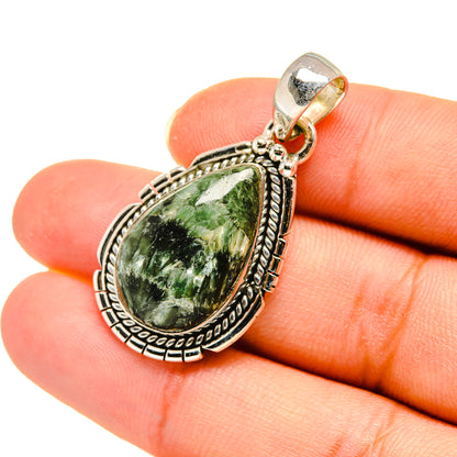Seraphinite Pendants handcrafted by Ana Silver Co - PD8103