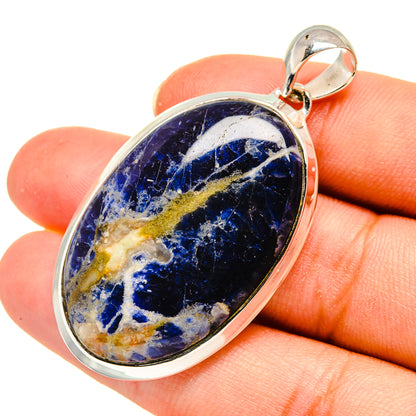 Sodalite Pendants handcrafted by Ana Silver Co - PD8124