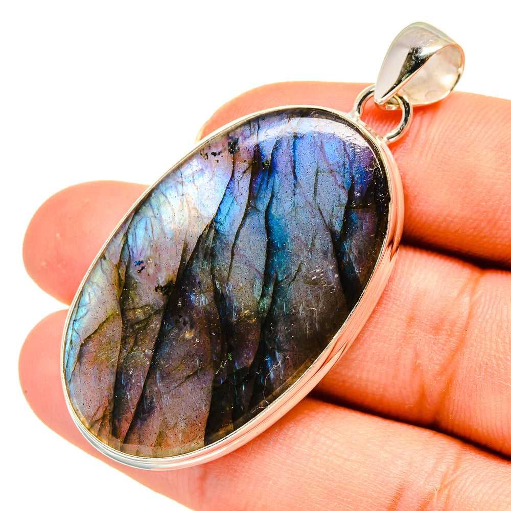 Labradorite Pendants handcrafted by Ana Silver Co - PD8126
