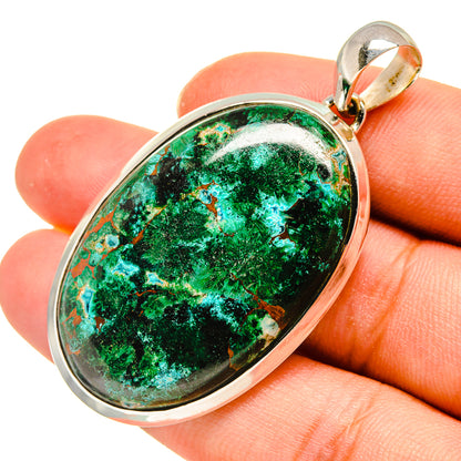 Chrysocolla Pendants handcrafted by Ana Silver Co - PD8129