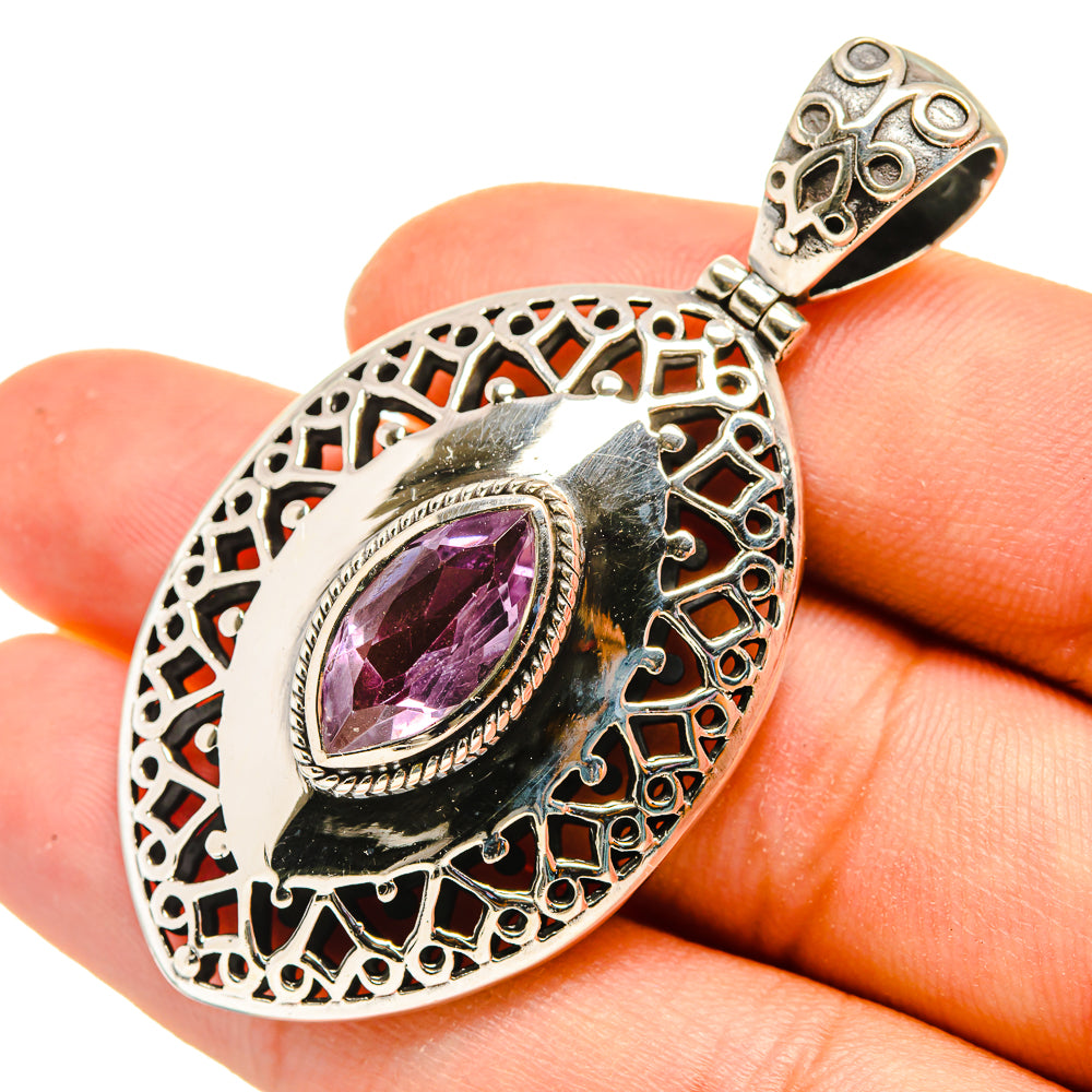 Amethyst Pendants handcrafted by Ana Silver Co - PD8147