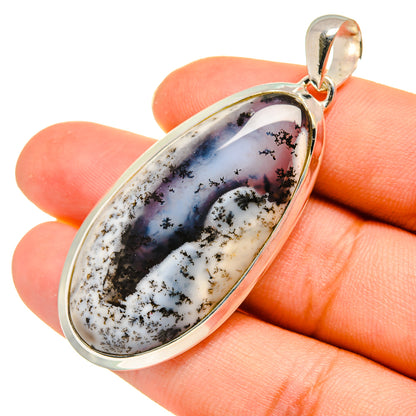 Dendritic Opal Pendants handcrafted by Ana Silver Co - PD8164