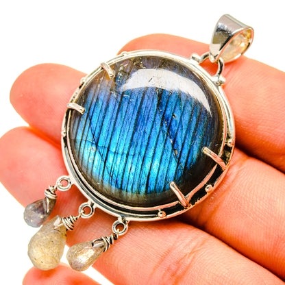 Labradorite Pendants handcrafted by Ana Silver Co - PD8167