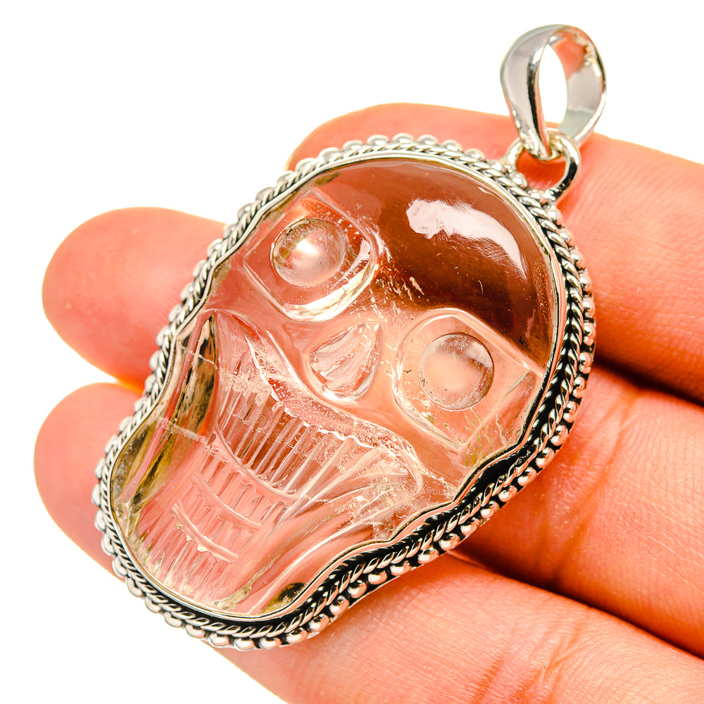 White Quartz Pendants handcrafted by Ana Silver Co - PD8169