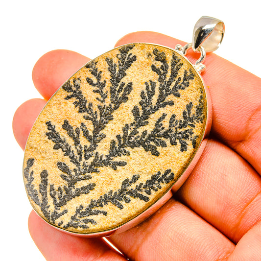 Germany Psilomelane Dendrite Pendants handcrafted by Ana Silver Co - PD8175