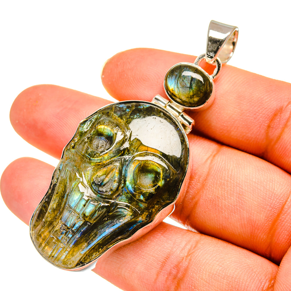Labradorite Pendants handcrafted by Ana Silver Co - PD8186