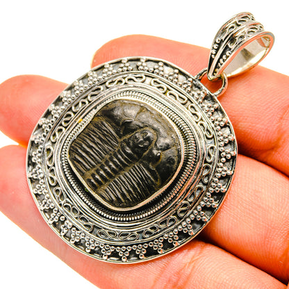 Trilobite Pendants handcrafted by Ana Silver Co - PD8191