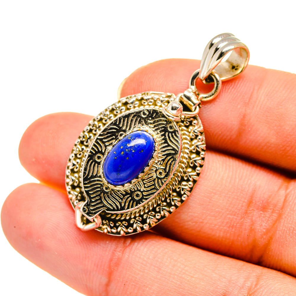 Lapis Lazuli Pendants handcrafted by Ana Silver Co - PD8198