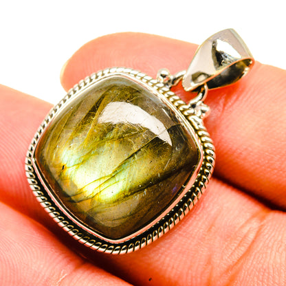Labradorite Pendants handcrafted by Ana Silver Co - PD8213