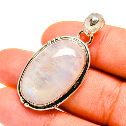 Rainbow Moonstone Pendants handcrafted by Ana Silver Co - PD8216