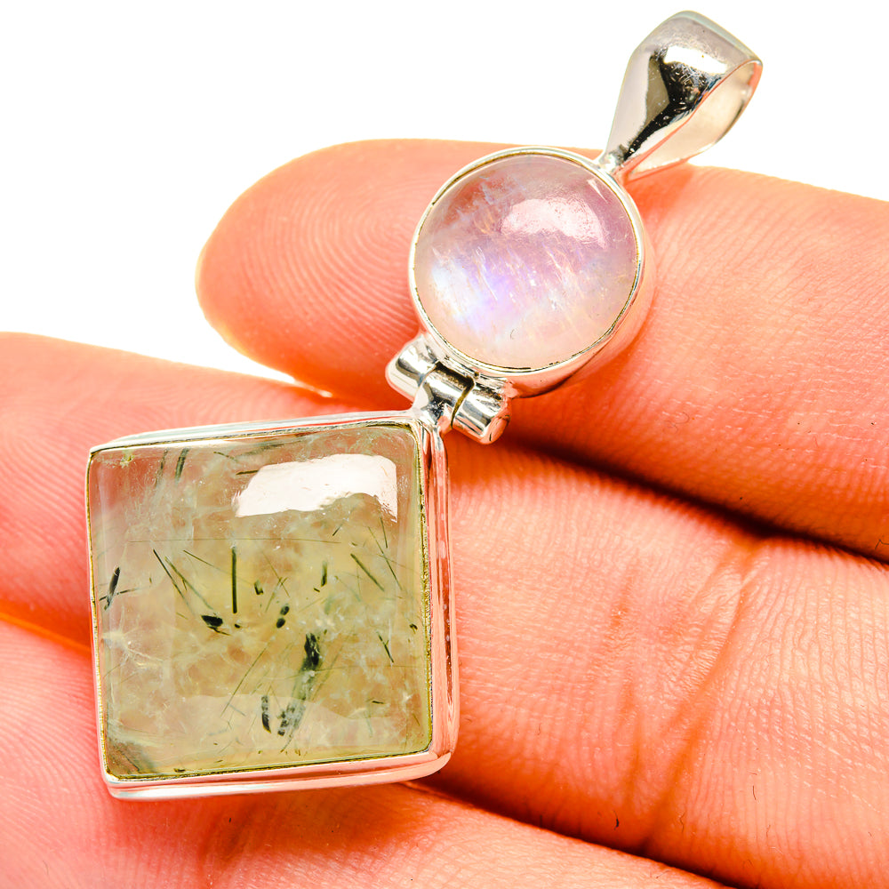 Prehnite Pendants handcrafted by Ana Silver Co - PD8221