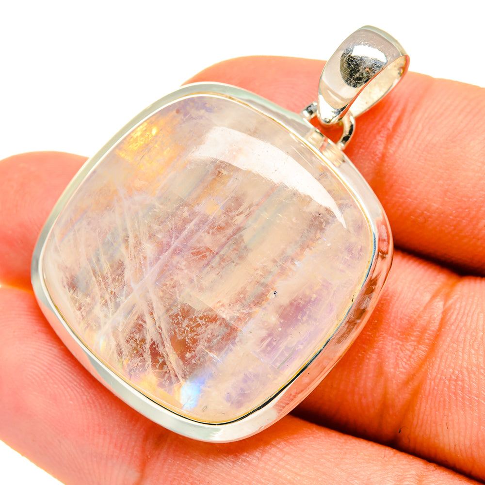 Rainbow Moonstone Pendants handcrafted by Ana Silver Co - PD8223
