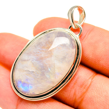 Rainbow Moonstone Pendants handcrafted by Ana Silver Co - PD8224