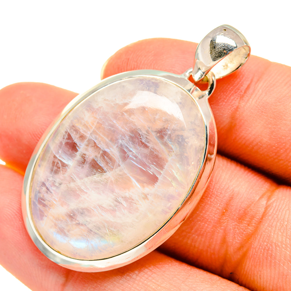 Rainbow Moonstone Pendants handcrafted by Ana Silver Co - PD8226