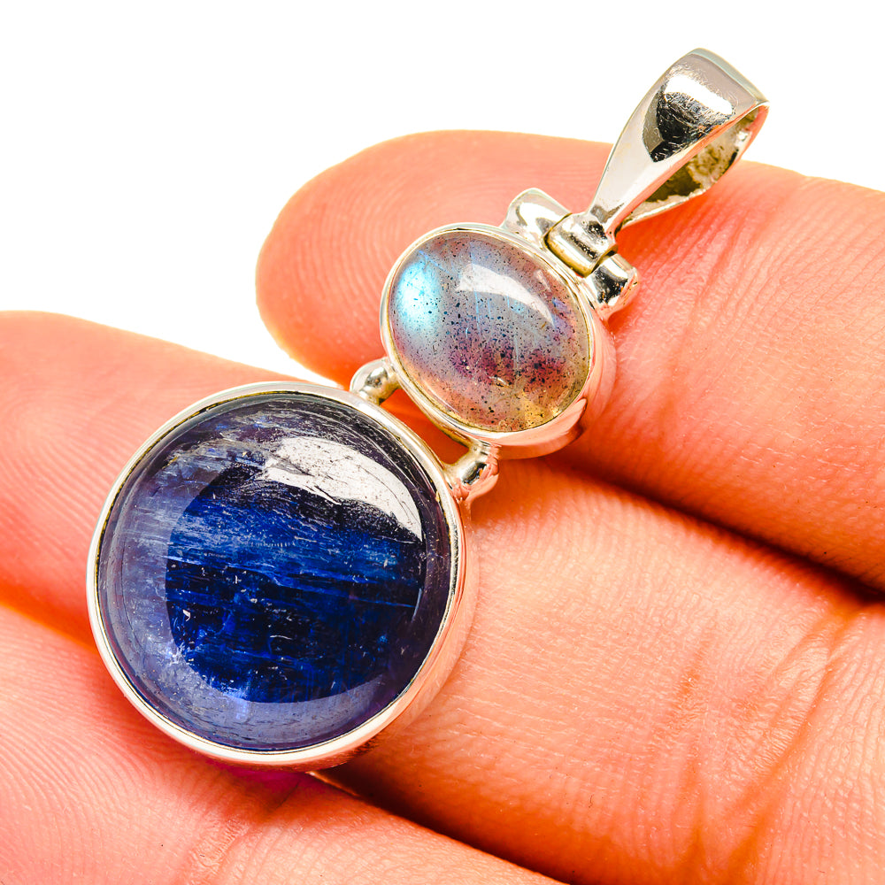 Kyanite Pendants handcrafted by Ana Silver Co - PD8233