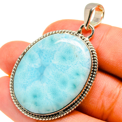 Larimar Pendants handcrafted by Ana Silver Co - PD8242