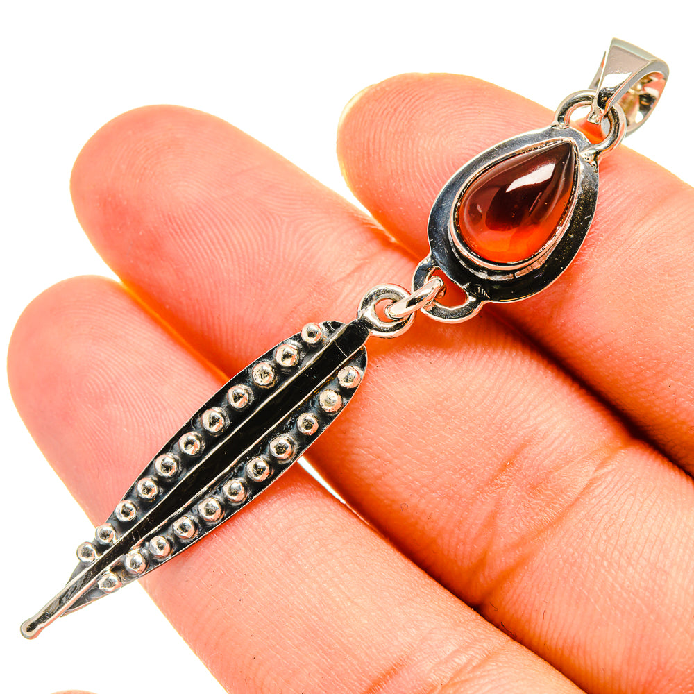 Garnet Pendants handcrafted by Ana Silver Co - PD8243