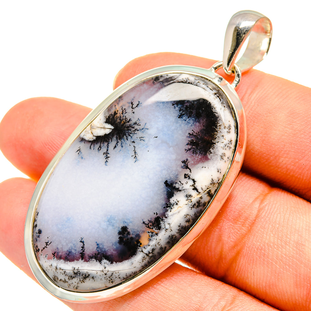Dendritic Opal Pendants handcrafted by Ana Silver Co - PD8246