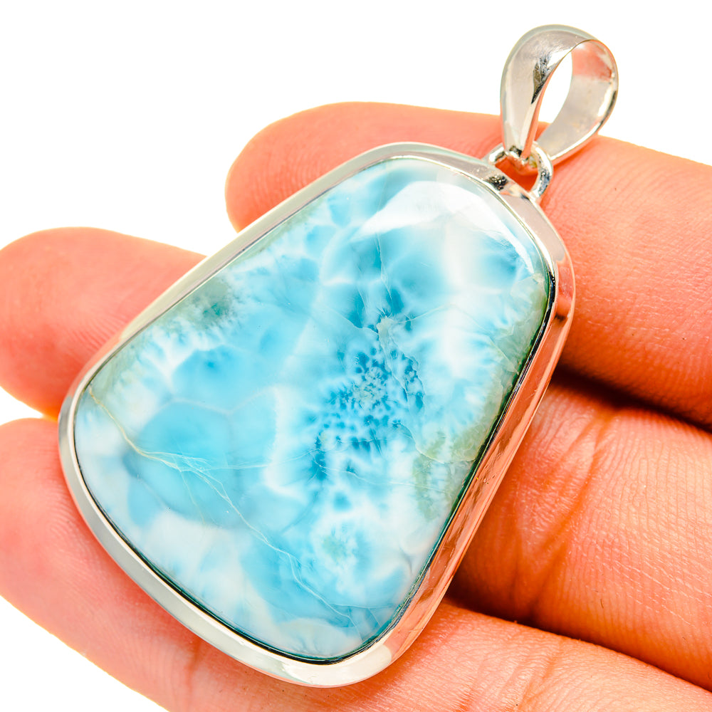 Larimar Pendants handcrafted by Ana Silver Co - PD8248