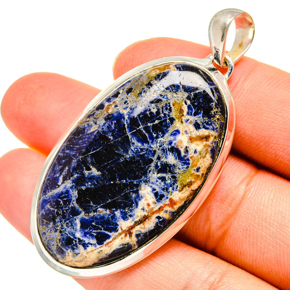 Sodalite Pendants handcrafted by Ana Silver Co - PD8252