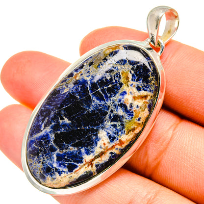 Sodalite Pendants handcrafted by Ana Silver Co - PD8252
