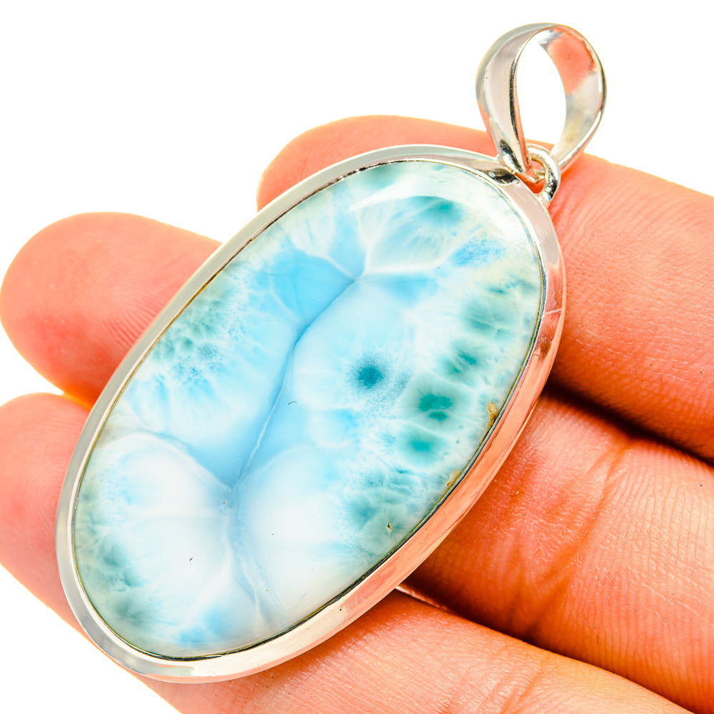 Larimar Pendants handcrafted by Ana Silver Co - PD8257