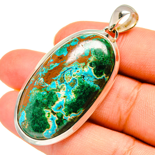 Chrysocolla Pendants handcrafted by Ana Silver Co - PD8263