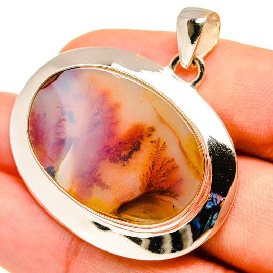 Scenic Dendritic Agate Pendants handcrafted by Ana Silver Co - PD8275