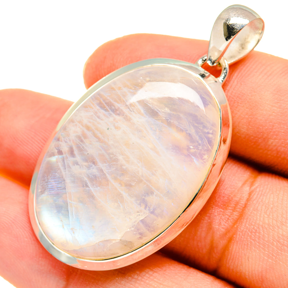Rainbow Moonstone Pendants handcrafted by Ana Silver Co - PD8277