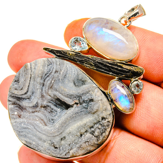 Desert Druzy Pendants handcrafted by Ana Silver Co - PD8301