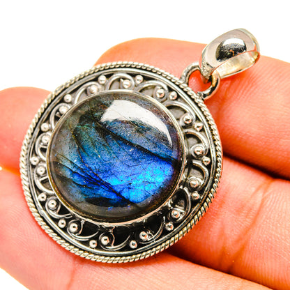 Labradorite Pendants handcrafted by Ana Silver Co - PD8308