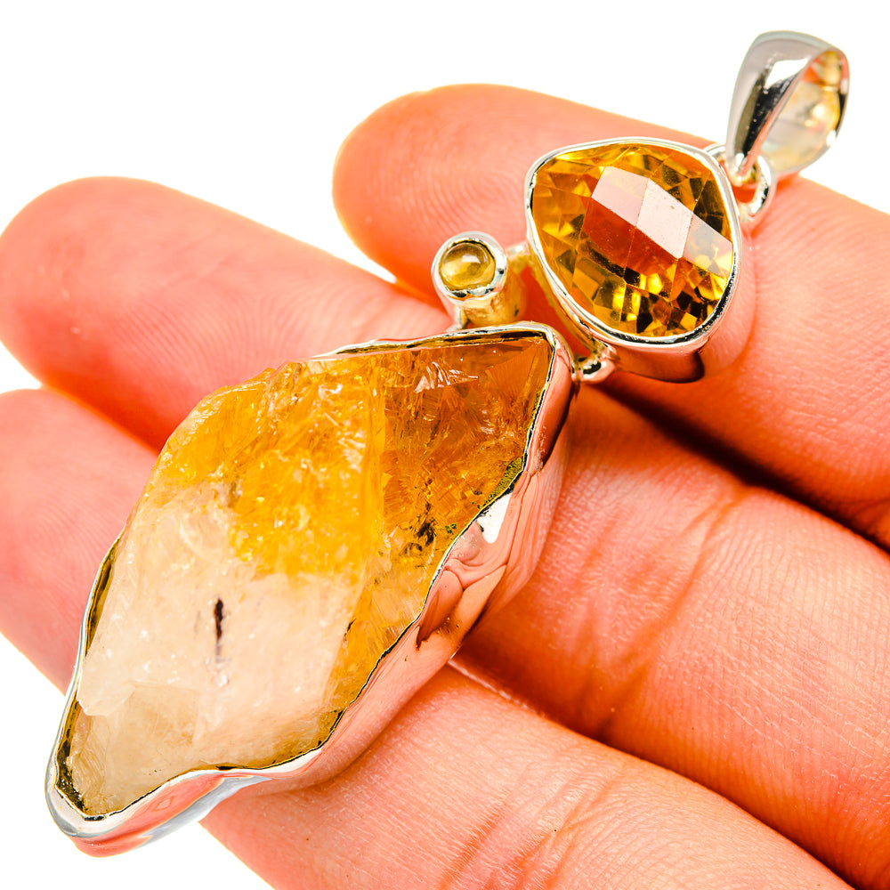 Citrine Pendants handcrafted by Ana Silver Co - PD8321