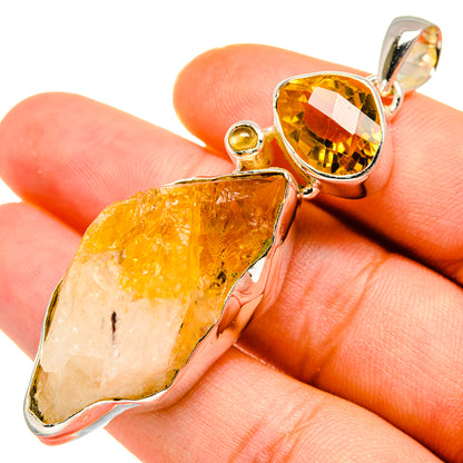 Citrine Pendants handcrafted by Ana Silver Co - PD8321