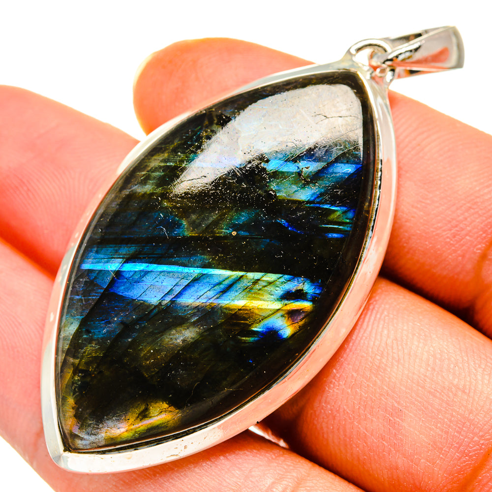 Labradorite Pendants handcrafted by Ana Silver Co - PD8331