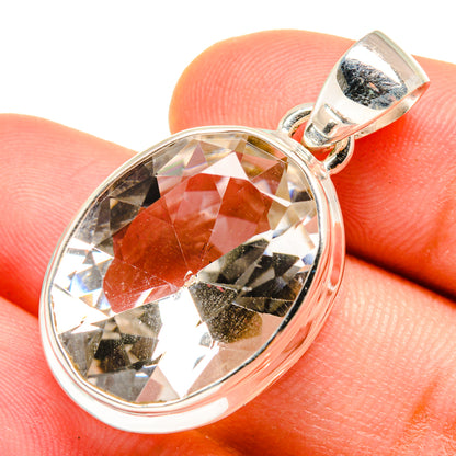 White Quartz Pendants handcrafted by Ana Silver Co - PD8335