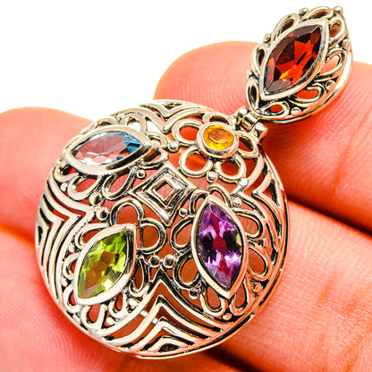 Garnet Pendants handcrafted by Ana Silver Co - PD8344