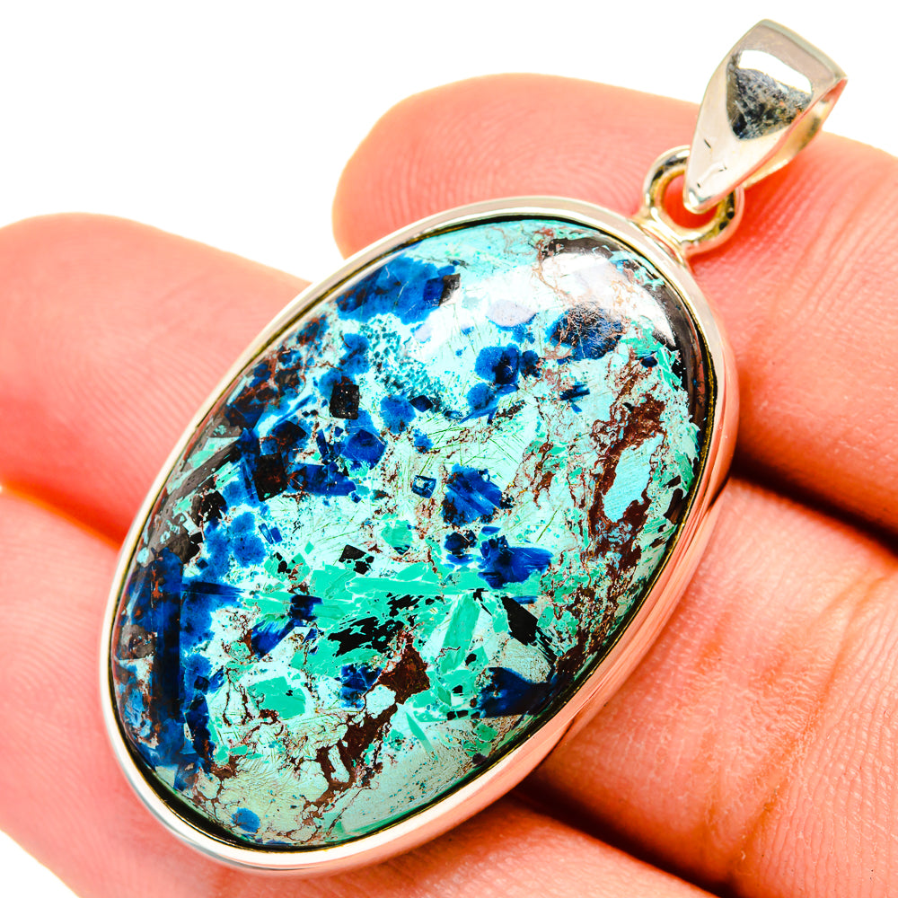 Shattuckite Pendants handcrafted by Ana Silver Co - PD8345
