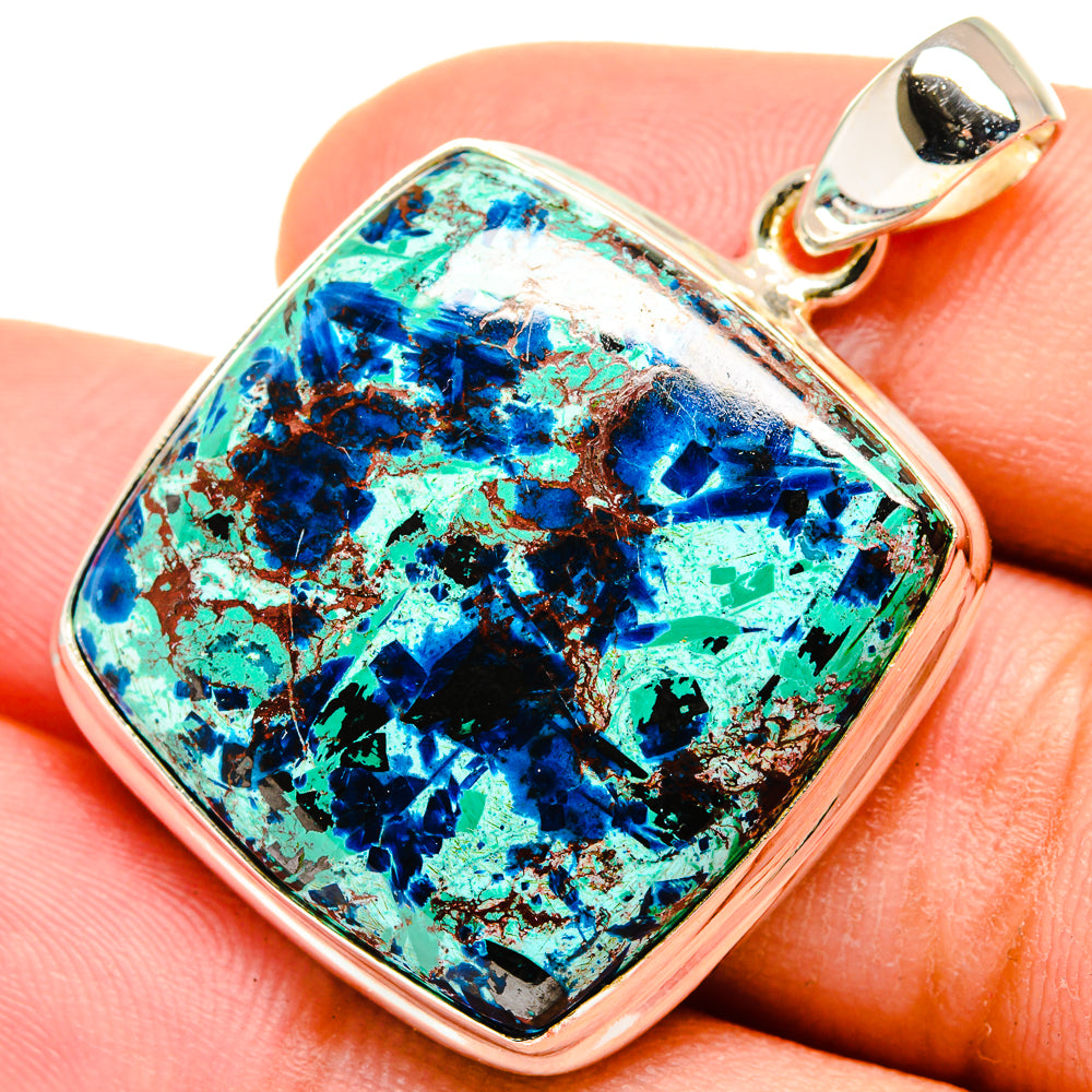 Shattuckite Pendants handcrafted by Ana Silver Co - PD8348