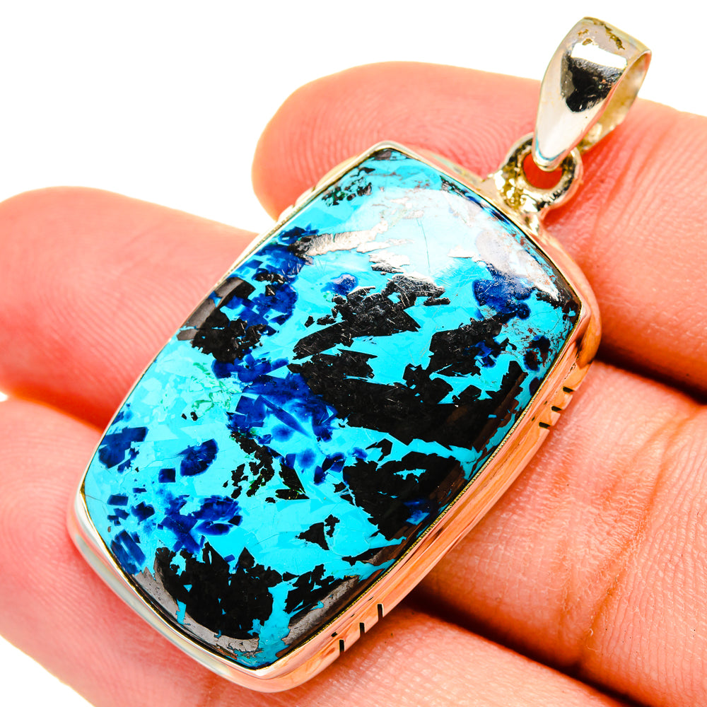 Shattuckite Pendants handcrafted by Ana Silver Co - PD8349