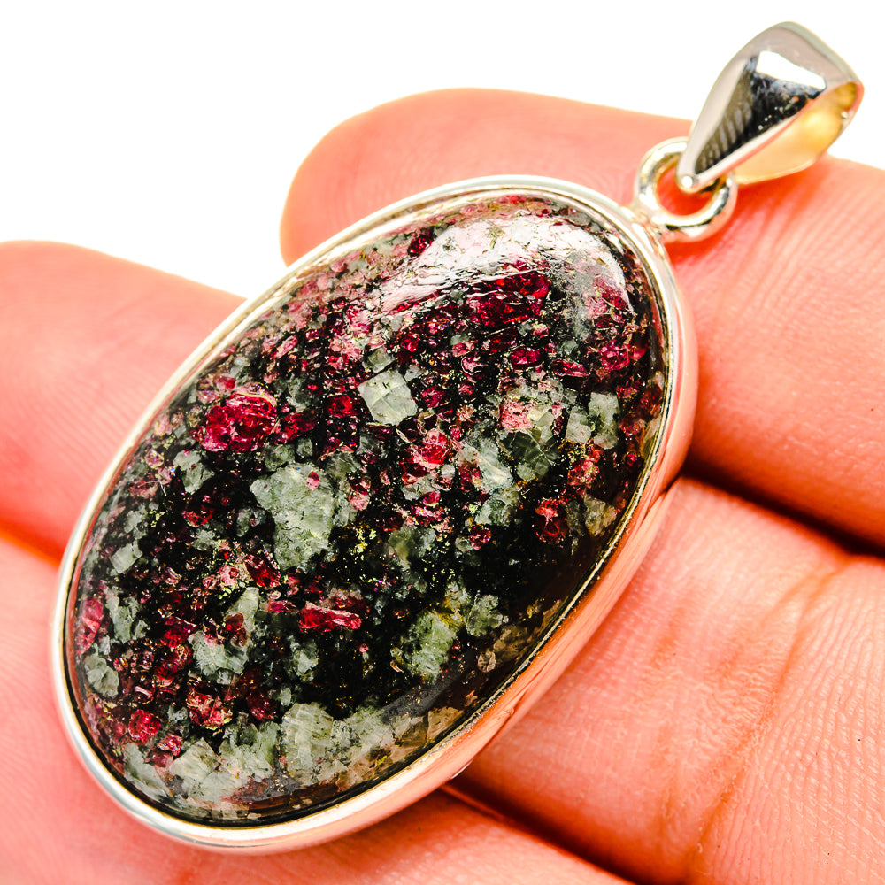 Russian Eudialyte Pendants handcrafted by Ana Silver Co - PD8351
