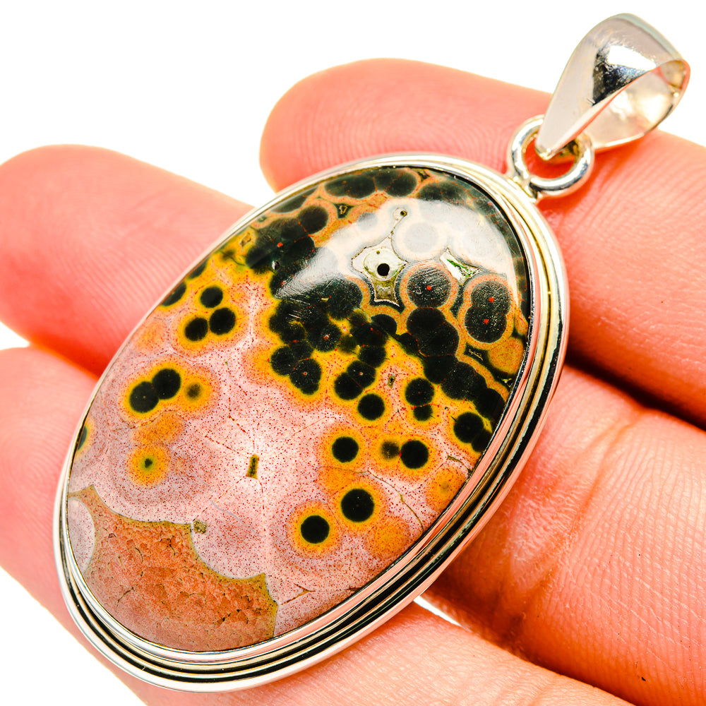 Ocean Jasper Pendants handcrafted by Ana Silver Co - PD8357