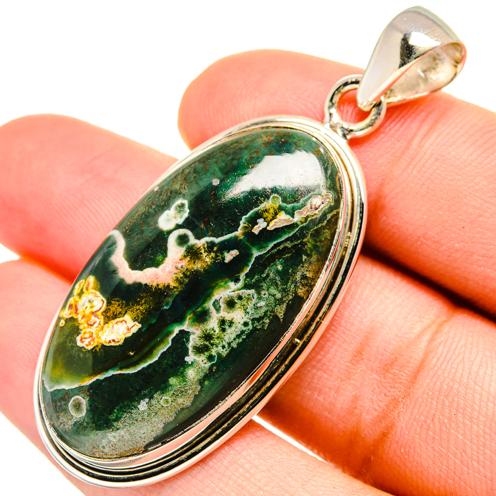 Ocean Jasper Pendants handcrafted by Ana Silver Co - PD8363