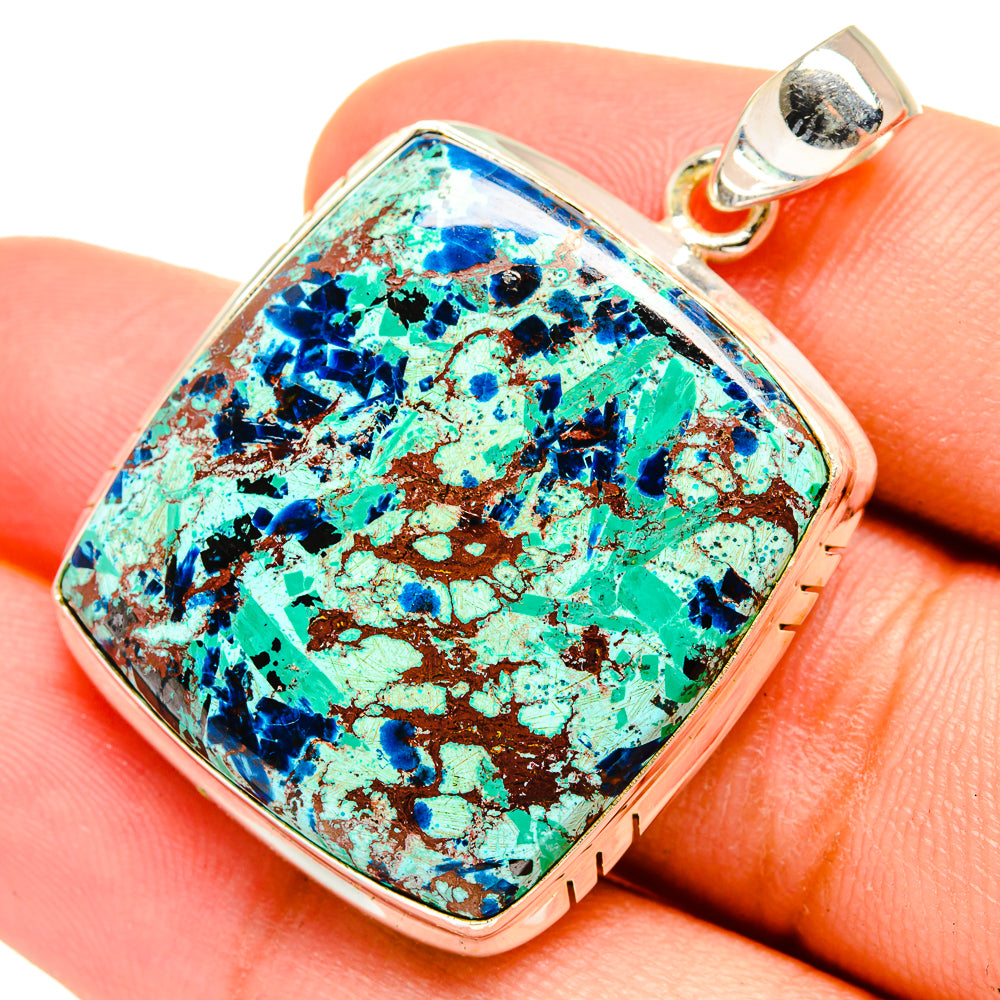 Shattuckite Pendants handcrafted by Ana Silver Co - PD8371