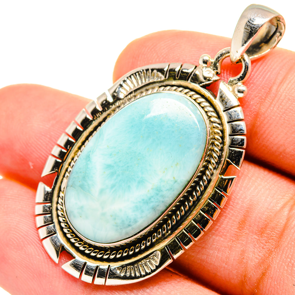 Larimar Pendants handcrafted by Ana Silver Co - PD8384