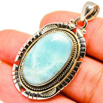 Larimar Pendants handcrafted by Ana Silver Co - PD8384