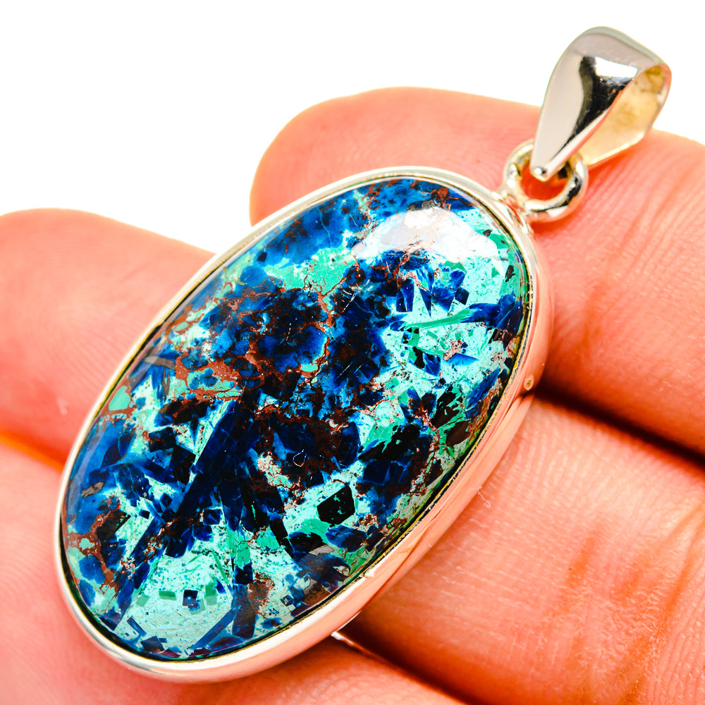 Shattuckite Pendants handcrafted by Ana Silver Co - PD8391