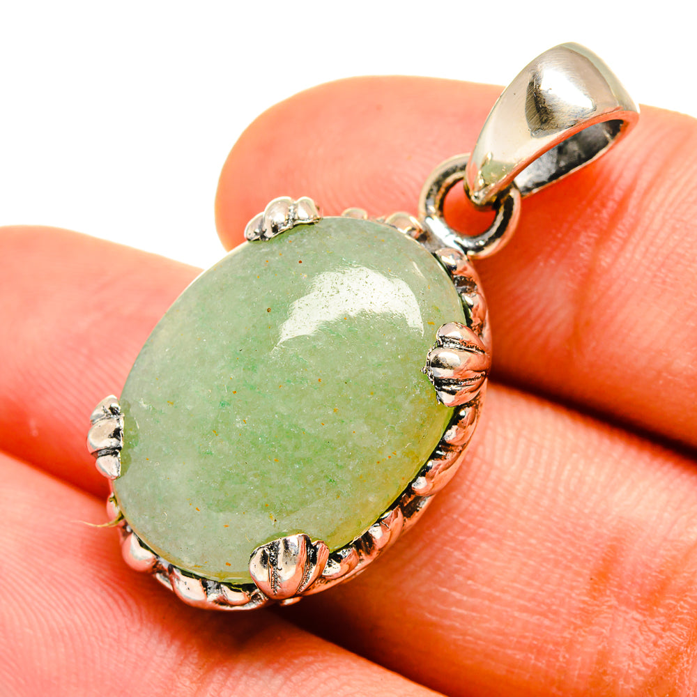 Prehnite Pendants handcrafted by Ana Silver Co - PD8396